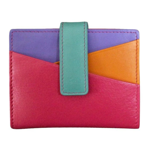 ili New York Mini Asymmetric Credit Card Wallet - Palm Beach