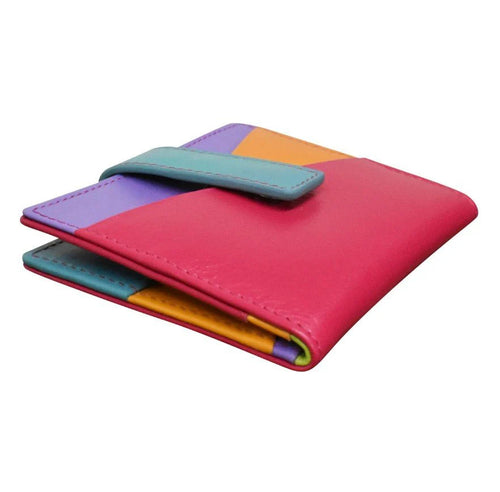 ili New York Mini Asymmetric Credit Card Wallet - Palm Beach