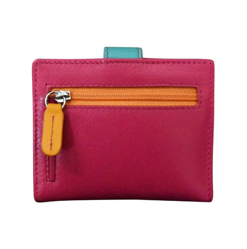 ili New York Mini Asymmetric Credit Card Wallet - Palm Beach