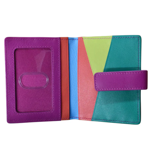 ili New York Mini Asymmetric Credit Card Wallet - Paradise Multi