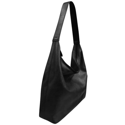 ili New York Slouchy Hobo Bag - Black