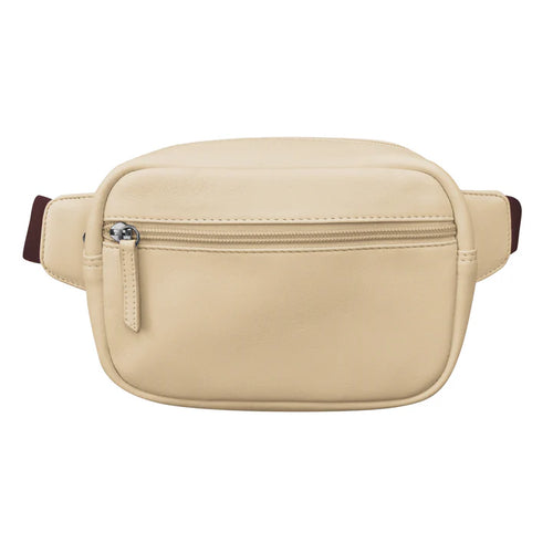 ili New York Zip Belt Bag - Bone