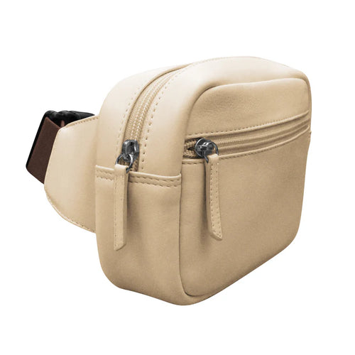 ili New York Zip Belt Bag - Bone
