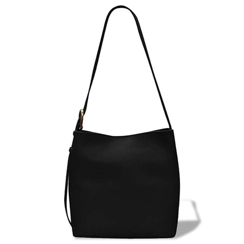 ili New York Unlined Hobo Bag - Black