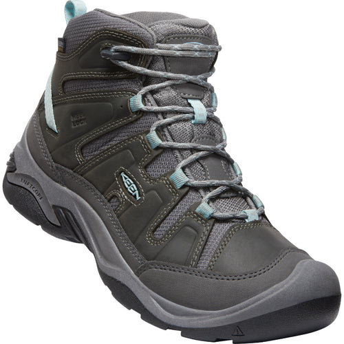 Women’s KEEN Circadia Mid Waterproof – Steel Grey/Cloud Blue