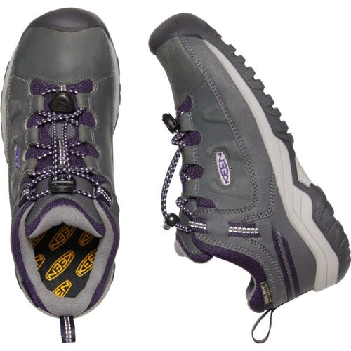 Kids' KEEN Targhee Low Waterproof - Little Kid/Big Kid – Magnet/Tillandsia Purple