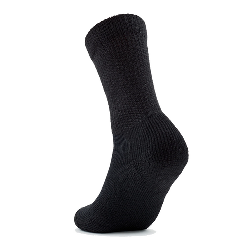 Men's Thorlo Diabetic Moderate Cushion Crew Socks - Black
