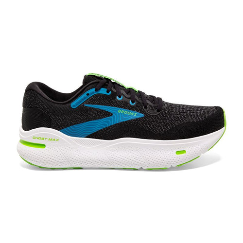 Men’s Brooks Ghost Max – Black/Atomic Blue