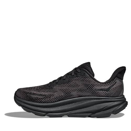 Men’s HOKA Clifton 9 – Black/Black (BBLC)