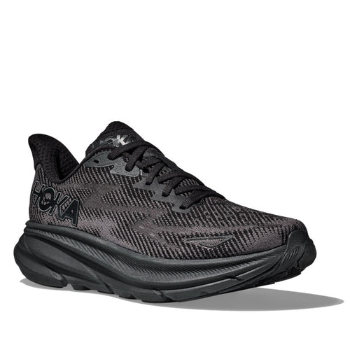 Men’s HOKA Clifton 9 – Black/Black (BBLC)
