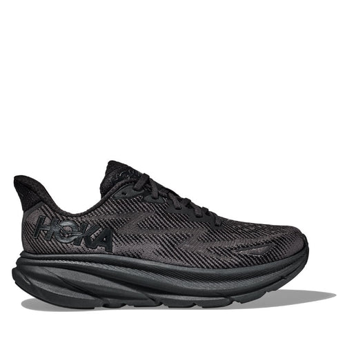 Men’s HOKA Clifton 9 – Black/Black (BBLC)