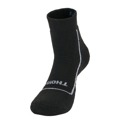 Thorlo Pickleball Light Cushion Ankle Socks - Black