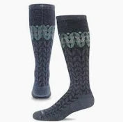Women's Sockwell Bean Stalk Compression Socks - Denim