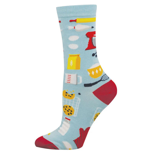 Women's Socksmith Bake It Till You Make It Bamboo Socks – Blue
