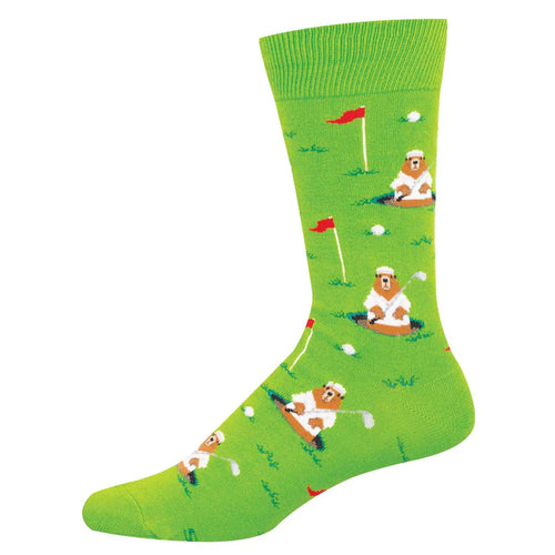Men's Socksmith Go-Fore! Cotton Crew Socks - Green