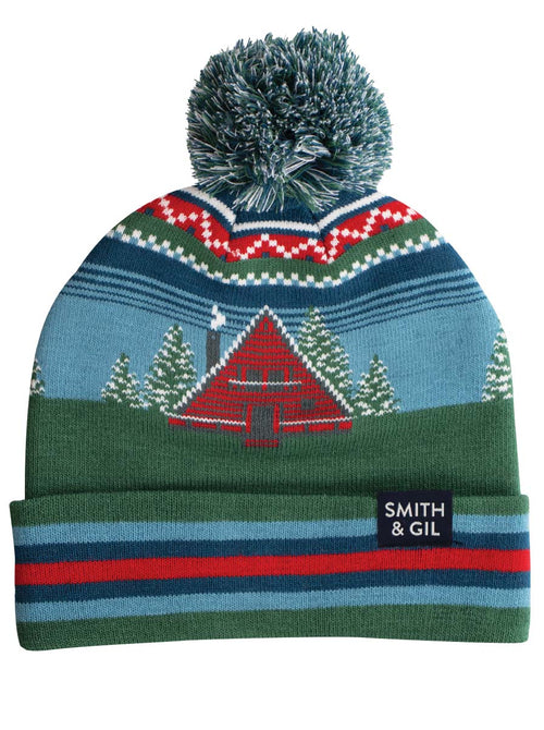 Socksmith Winter Cabin Beanie - Blue