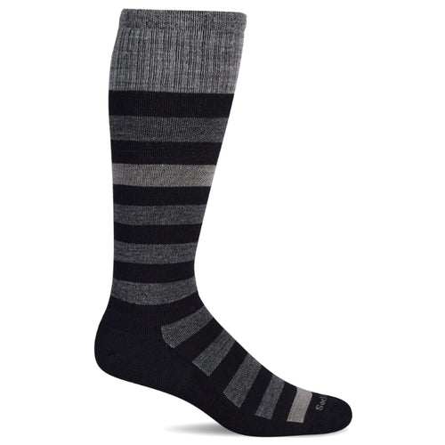 Men's Sockwell Rugby Moderate Graduated Compression Socks - Black