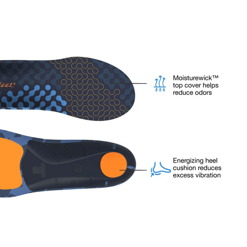 Superfeet Run Cushion Medium Arch Insoles