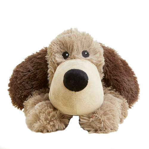 Warmies Plush Dog - Brown/Black