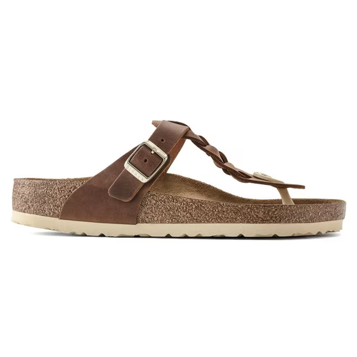 Women's Birkenstock Gizeh Braid - Cognac
