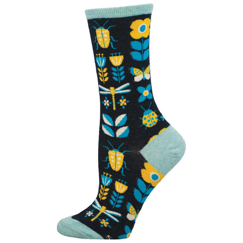 Women's Socksmith Sorry To Bug You Socks - Navy Heather