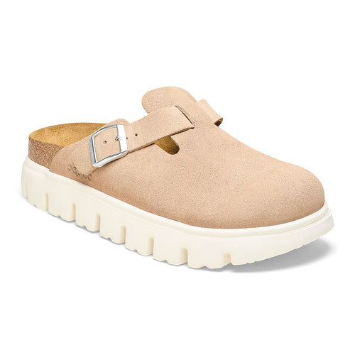 Women’s Birkenstock Boston Chunky – Warm Sand Suede