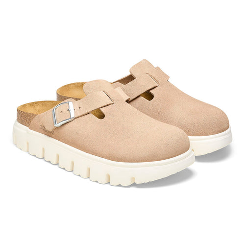 Women’s Birkenstock Boston Chunky – Warm Sand Suede