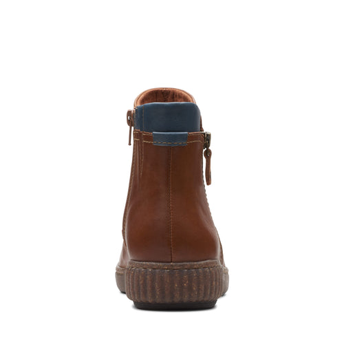 Women’s Clarks Magnolia Haley – Dark Tan Leather