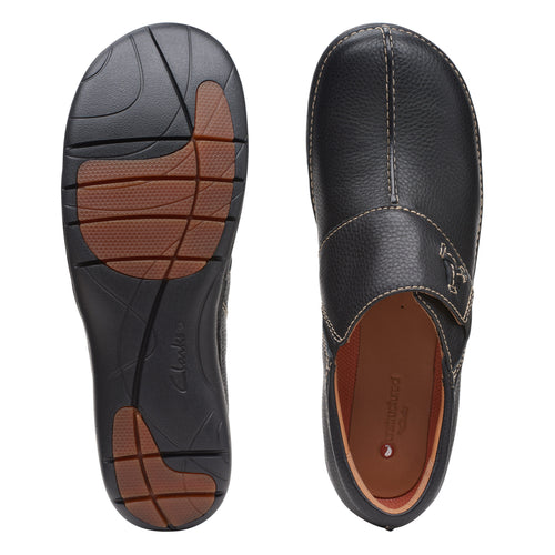 Women's Clarks Un Loop Top - Black Leather