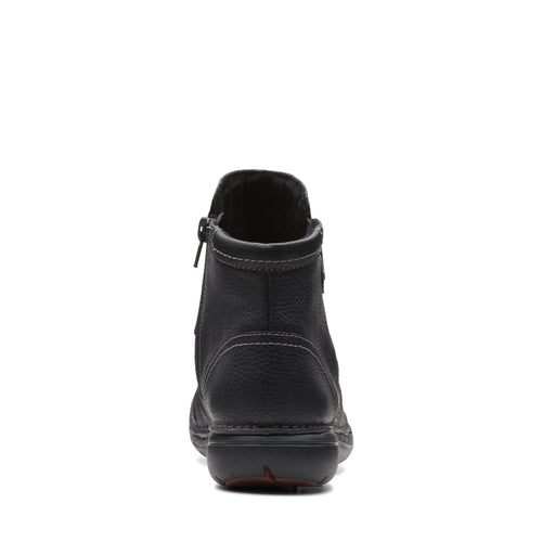 Women's Clarks Un Loop Top - Black Leather