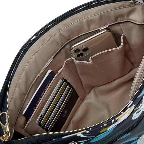 Travelon Addison Tote - Midnight Floral