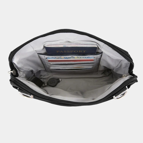 Women's Travelon Classic Convertible Crossbody - Black