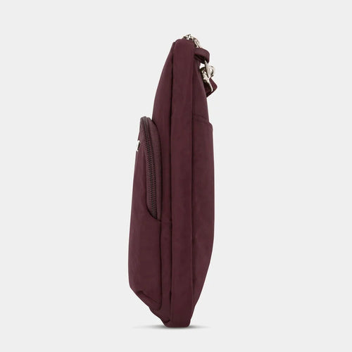 Travelon Anti-Theft Essentials Mini Asymmetric Crossbody - Bordeaux