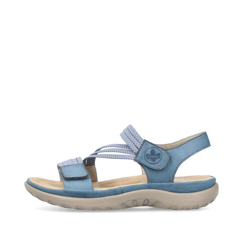 Women's Rieker Franja 70 - Royal/Jeans-Weiss
