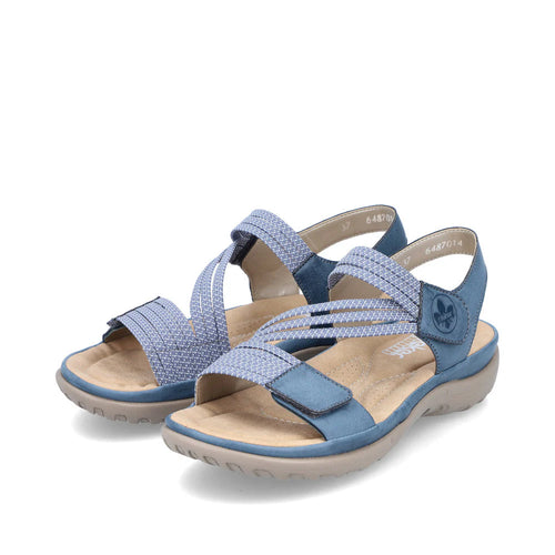 Women's Rieker Franja 70 - Royal/Jeans-Weiss