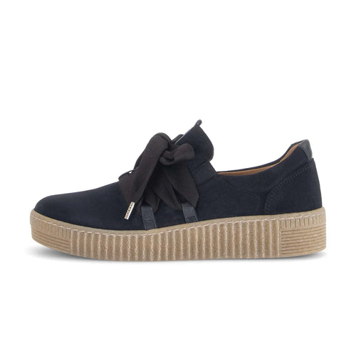 Women's Gabor Dora Bow Sneaker - Atlantik
