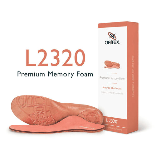 Women's Aetrex L2320 Premium Memory Foam Flat/Low Orthotics