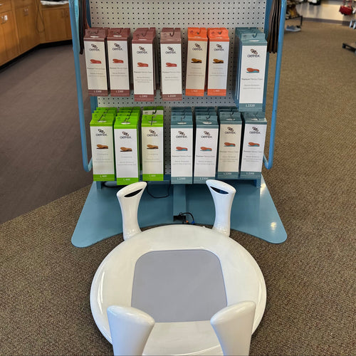 Aetrex scanner at Stans Shoes Greenfield 