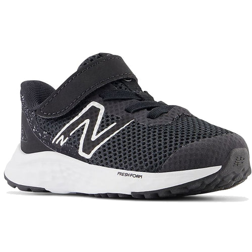 Kids’ New Balance Fresh Foam Arishi v4 Bungee Lace with Top Strap - Baby/Toddler – Black/White