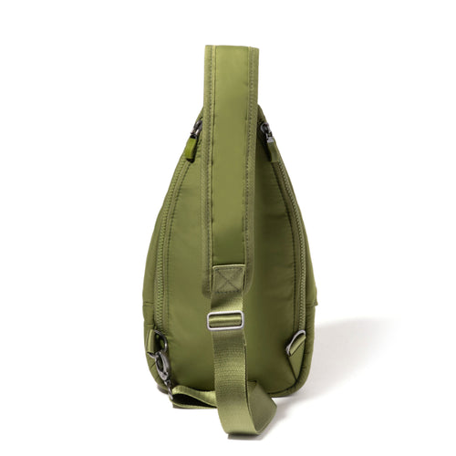 Baggallini Central Park Sling – Sage Puff