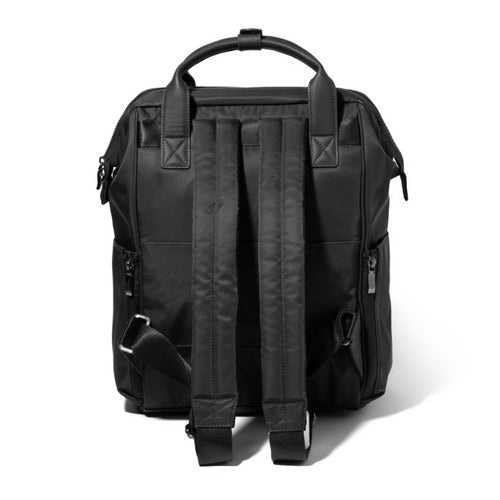 Baggallini Chelsea Laptop Backpack - Black Twill
