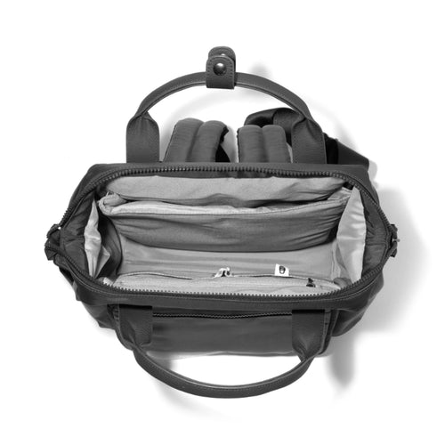 Baggallini Chelsea Laptop Backpack - Black Twill