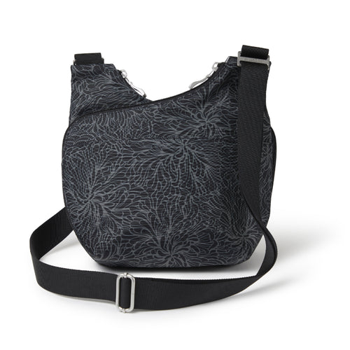 Baggallini Criss Cross Crossbody - Midnight Blossom