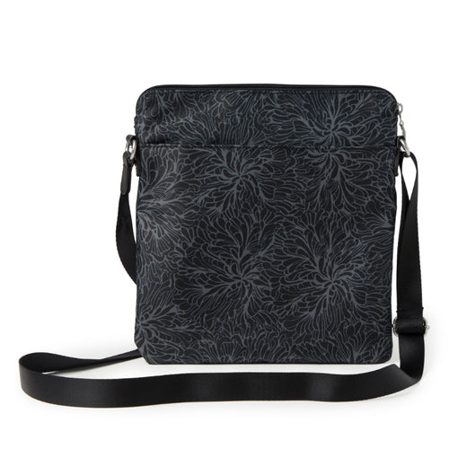 Baggallini Go Bagg with Wristlet – Midnight Blossom