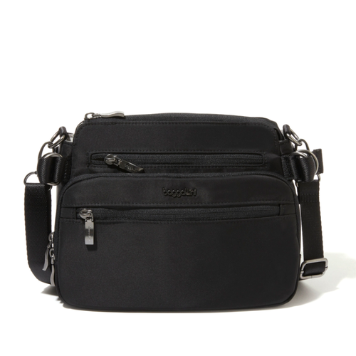 Baggallini Marais Crossbody – Black Twill