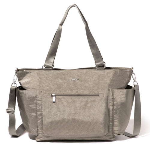 Baggallini Modern Avenue Tote - Sterling Shimmer
