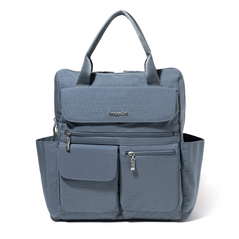 baggallini laptop backpack Baggallini Modern Everywhere Laptop Backpack – Mist