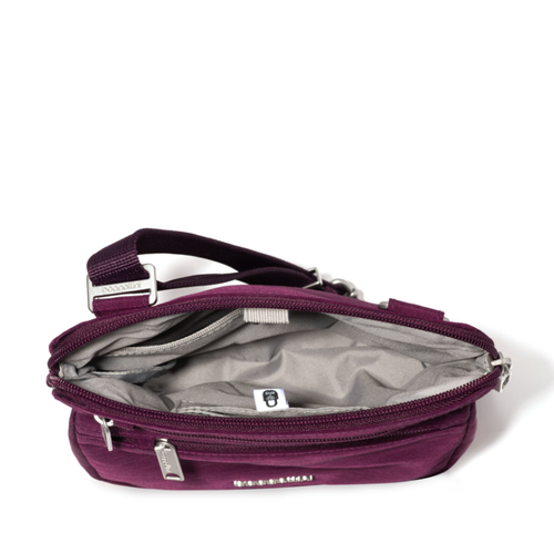 Baggallini Securtex Anti-Theft Crossbody – Mulberry