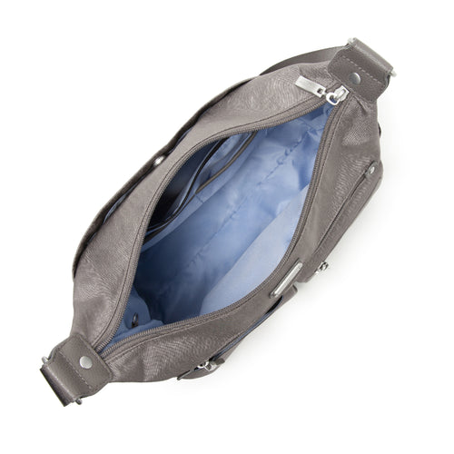 Baggallini Anywhere Large Hobo - Sterling Shimmer