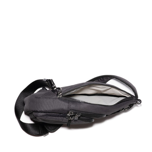 Baggallini Central Park Sling – Black Puff